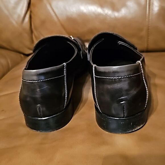 BRUNO MAGLI Smoke Gray Leather Horsebit Loafers - Size 13‎ main image 2